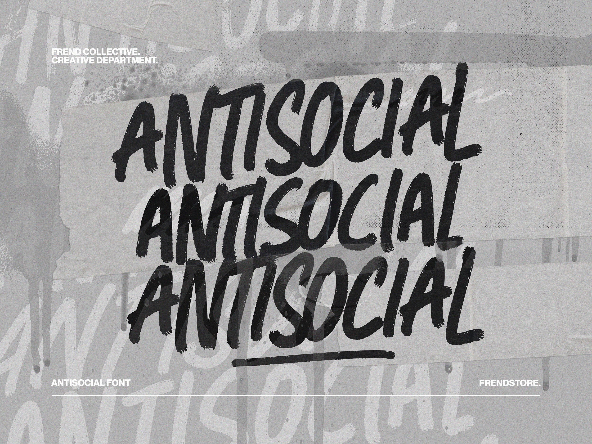 ANTISOCIAL FONT
