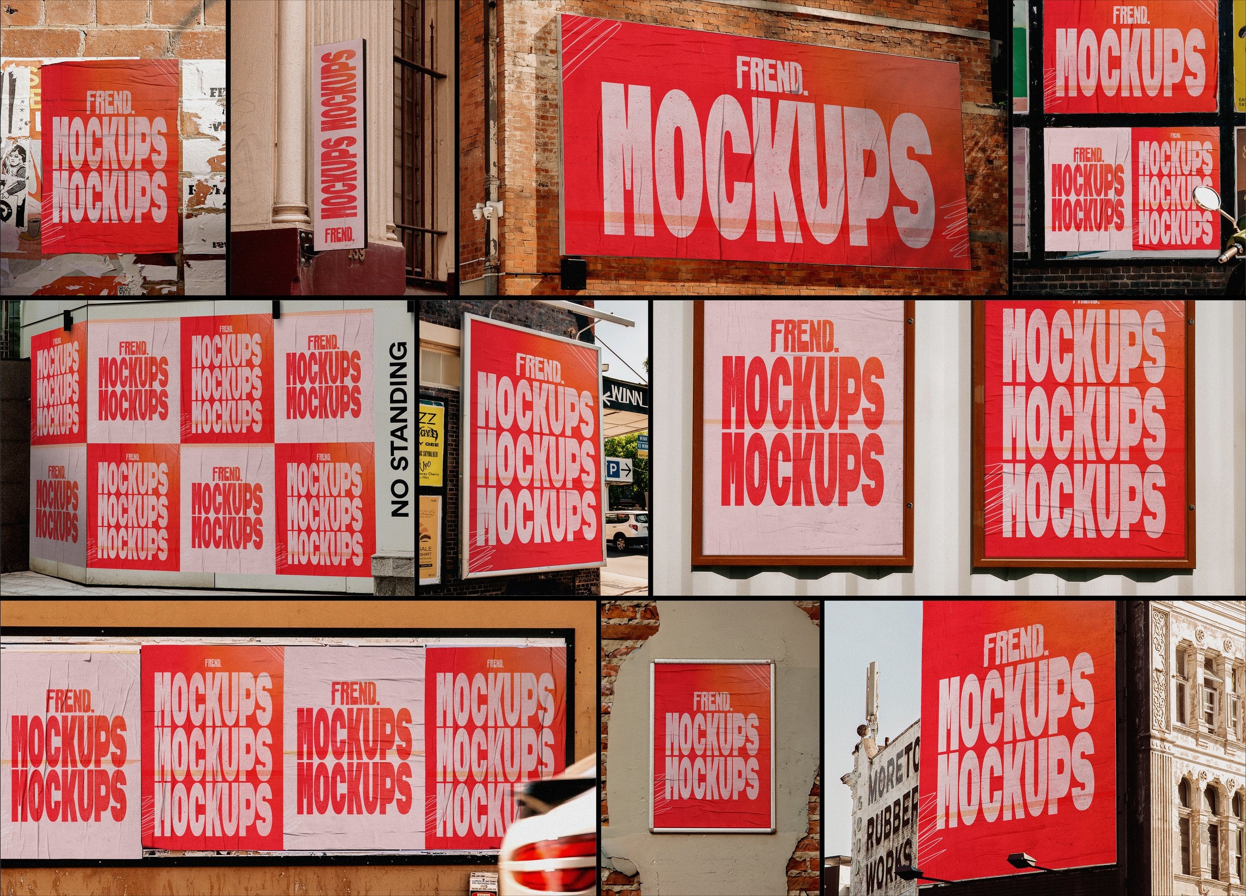 FREND PHOTOREALISTIC STREET MOCKUPS PACK 02