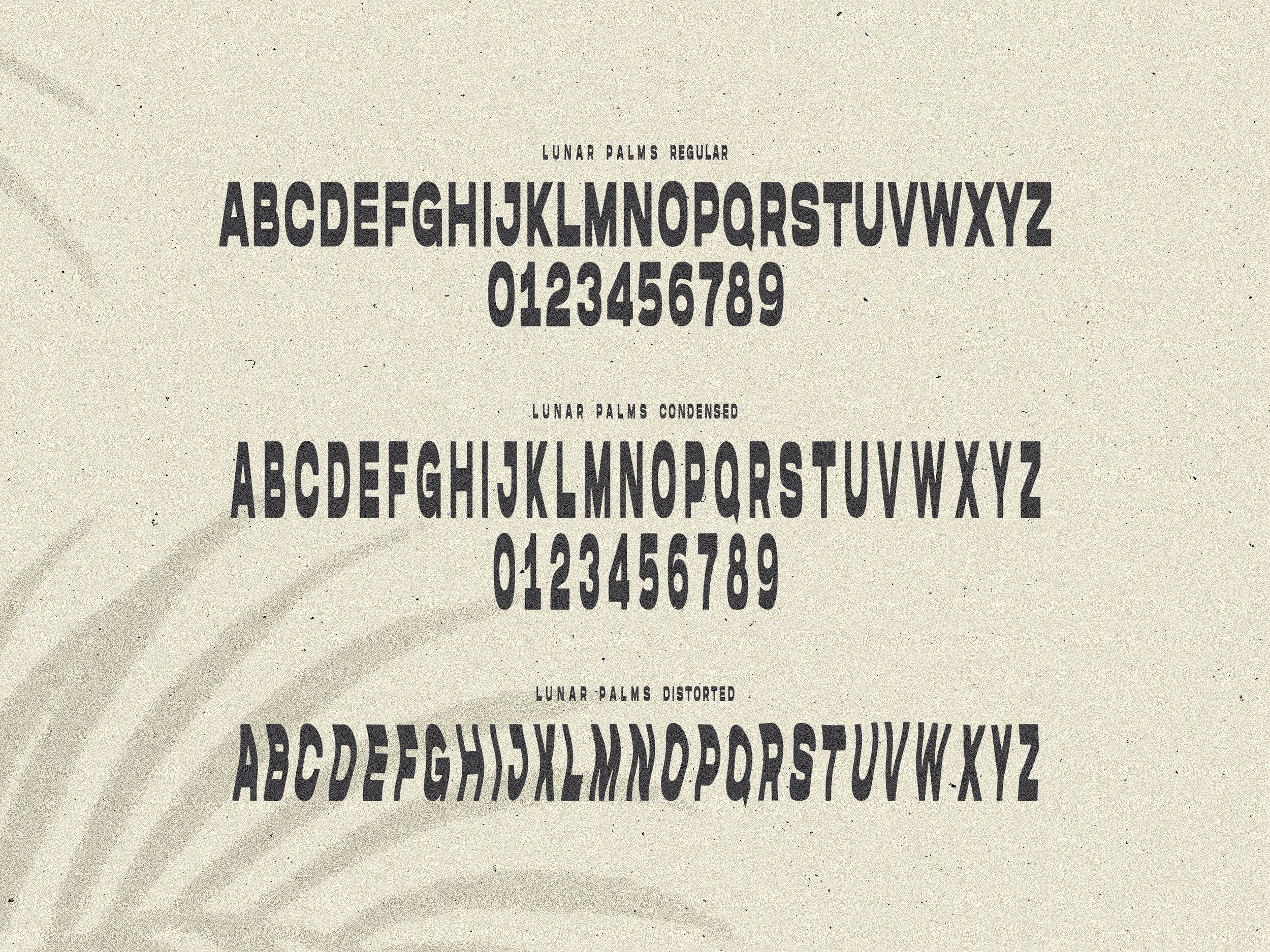 LUNAR PALMS FONT