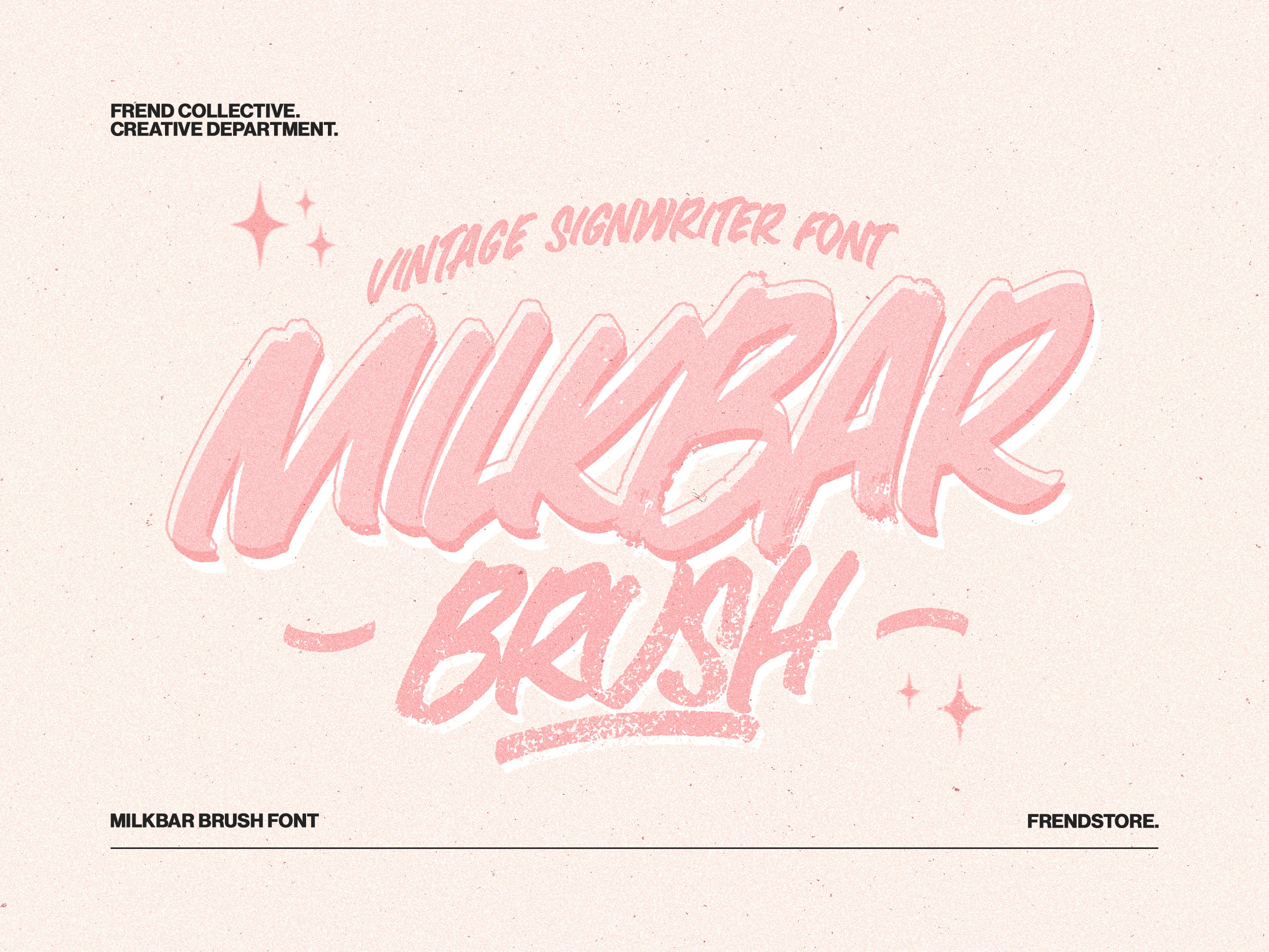 MILKBAR BRUSH FONT
